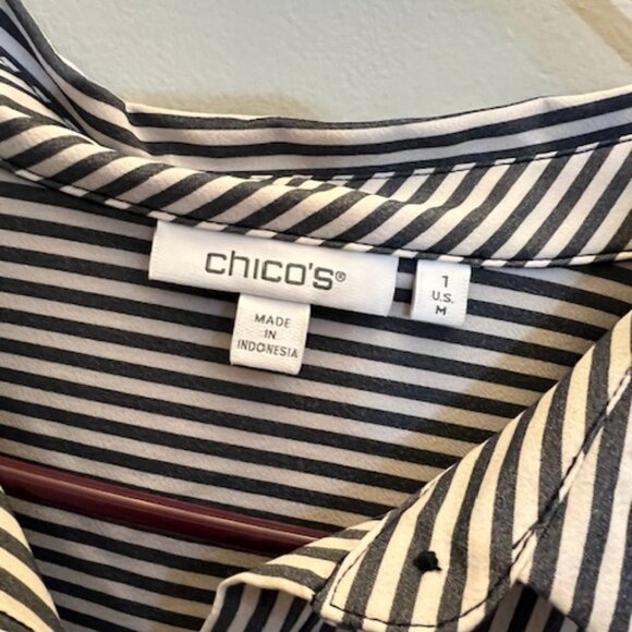 Zenergy® UPF Neema Stripe Bungee Dress, Classic Navy - Picture 2 of 9